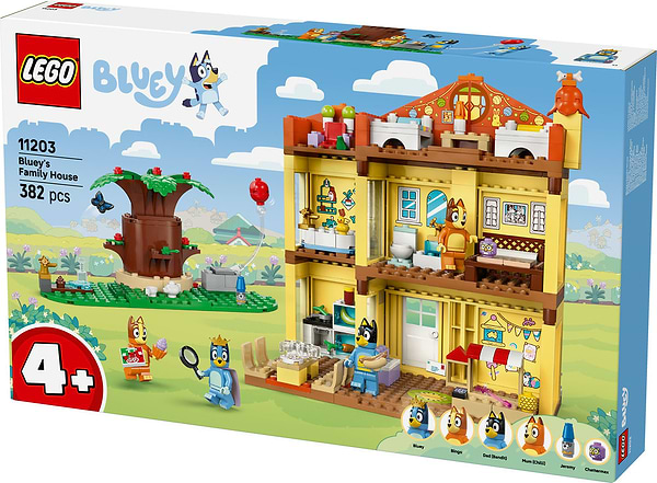 Фото - Конструктор LEGO Bluey Родинний дім Блуї (11203)