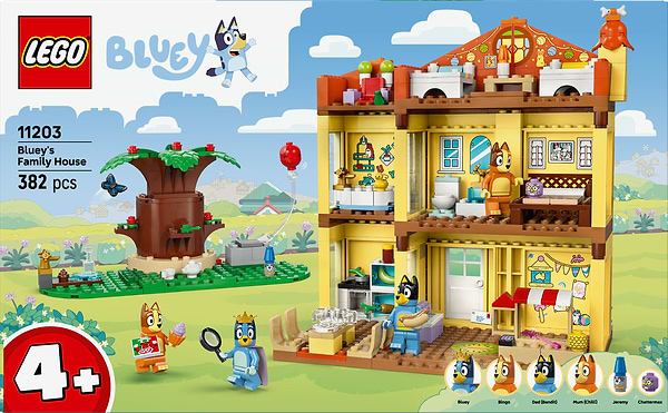 Фото - Конструктор LEGO Bluey Родинний дім Блуї (11203)