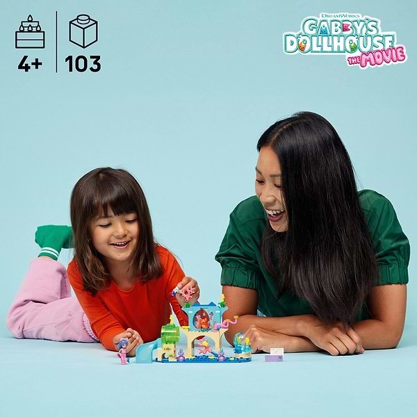 Фото - Конструктор LEGO Gabby's Dollhouse Акваріумні пригоди русалоньки Ґаббі (11204)