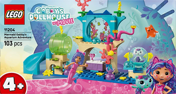 Фото - Конструктор LEGO Gabby's Dollhouse Акваріумні пригоди русалоньки Ґаббі (11204)