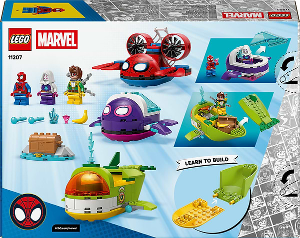 Фото - Конструктор LEGO Spidey Паук: Подводный транспорт (11207)