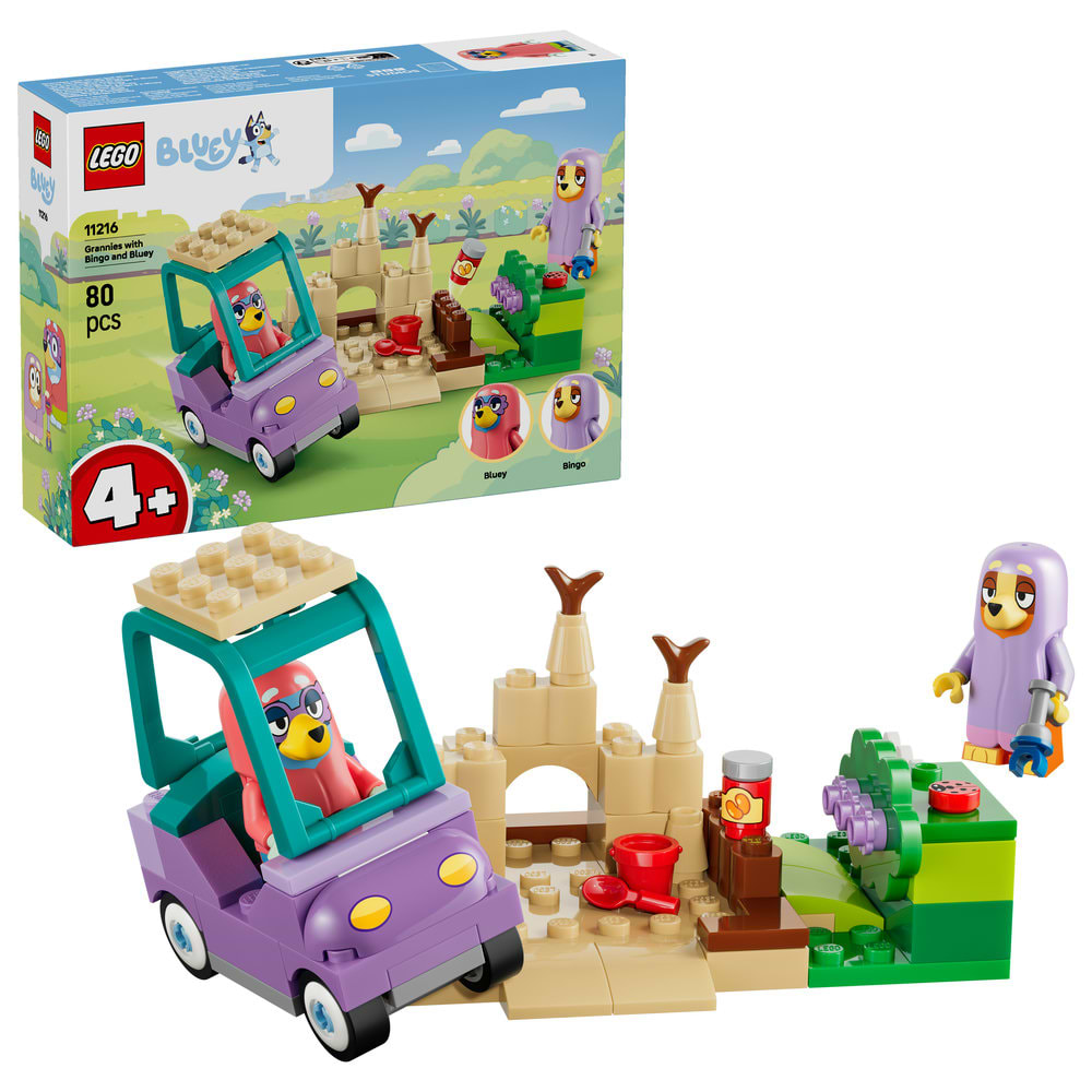 Конструктор LEGO Bluey «Бабусі» з Бінго та Блуї (11216)