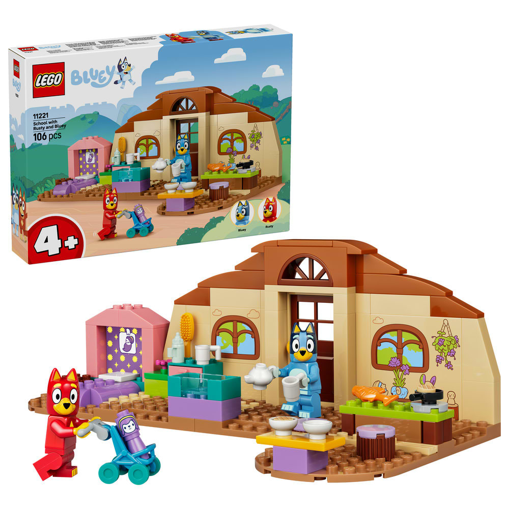 Конструктор LEGO Bluey Школа з Расті та Блуї (11221)