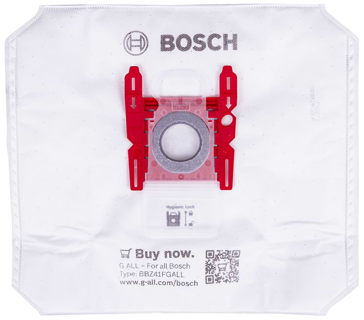 Набір мішків одноразовий для пилососів Bosch BBZ41FGALL, 4 шт - Фото 1