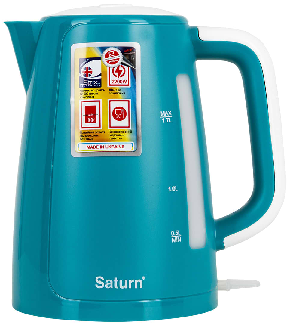 Електричний чайник Saturn ST-EK8435 Turquoise