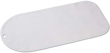 Килимок в дитячу ванночку BabyOno протиковзний сірий 55 см х 35 см (1345/6)