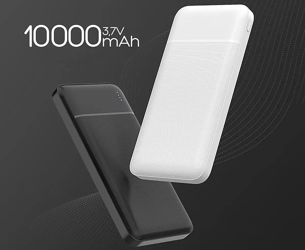 Фото - Батарея мобільна Platinet 10000 mAh White (PMPB10W705W)