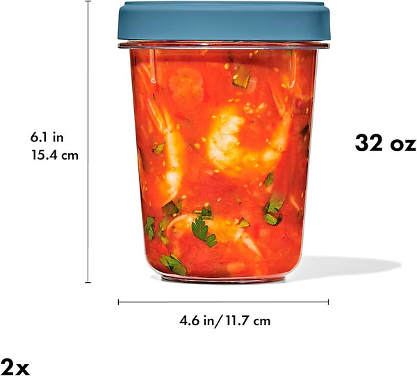 Фото - Набор емкостей для хранения OXO 0,9 л 2 шт. 11393600