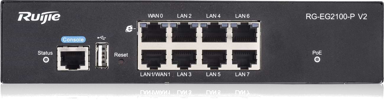 Маршрутизатор интернет LAN Ruijie Reyee RG-EG2100-P v2 - Фото 1