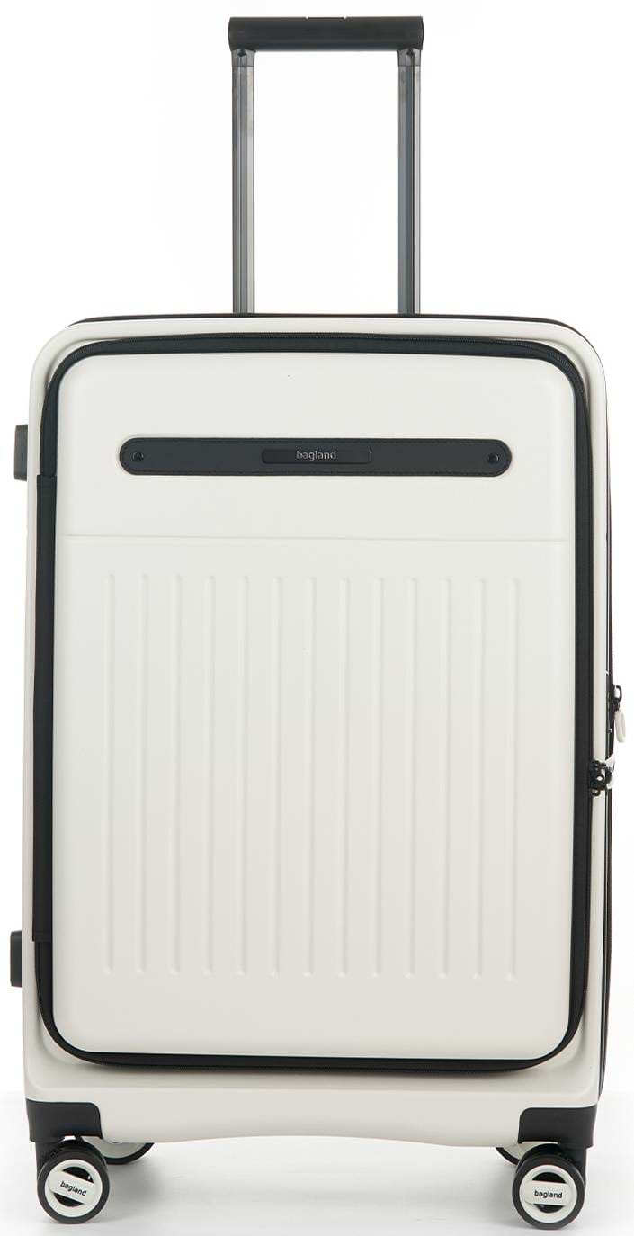 Валіза Bagland VELO Medium білий (1140621766)