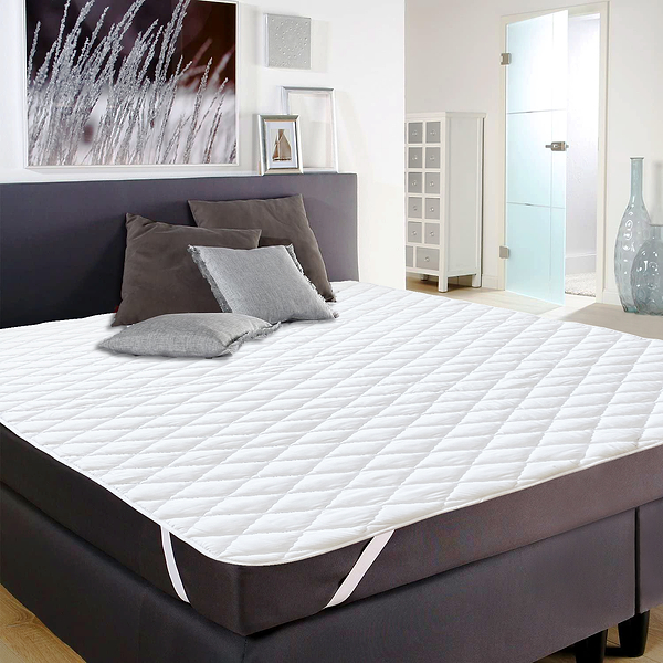 Фото - Наматрацник Zastelli стьобаний тонкий 140х200 см Білий (12844)