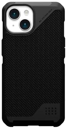 Чохол для смартфону UAG for Apple iPhone 15 Metropolis LT Magsafe, Kevlar Black (114315113940)