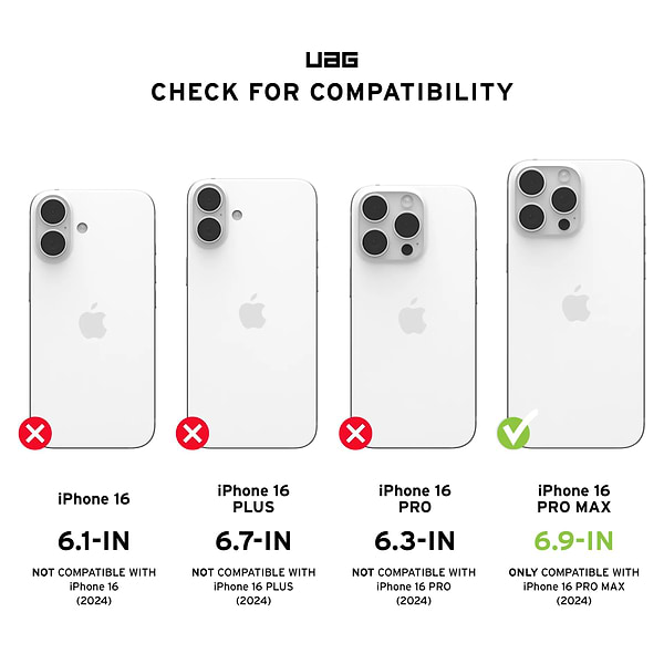 Фото - Чехол для смартфона UAG for Apple iPhone 16 Pro Max, Civilian Magsafe, Olive Drab (114445117272)