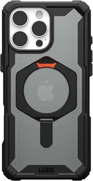 Чехол для смартфона UAG for iPhone 16 Pro Max, Plasma XTE MagSafe, Black/Orange (114475114097) - Фото 1