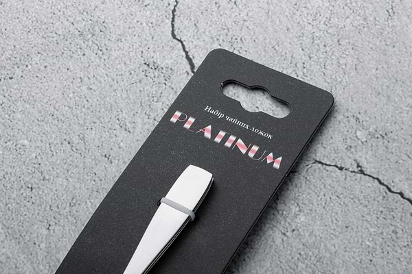 Фото - Набір чайних ложок Gusto Platinum 3 шт. (GT-S054-3)