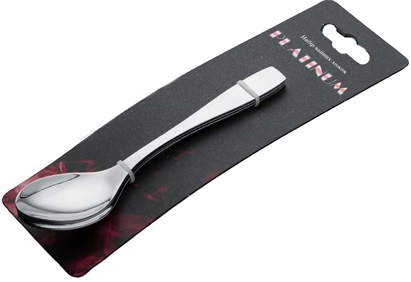 Фото - Набір чайних ложок Gusto Platinum 3 шт. (GT-S054-3)