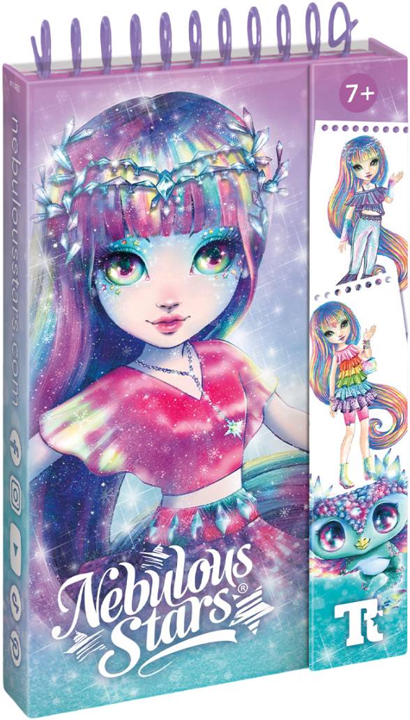 Набор для бумажного творчества Nebulous Stars СКЕТЧБУК ДИЗАЙНЕРА: АЙСЕДОРА ВОЗЬМИ В ДОРОГУ (11450)