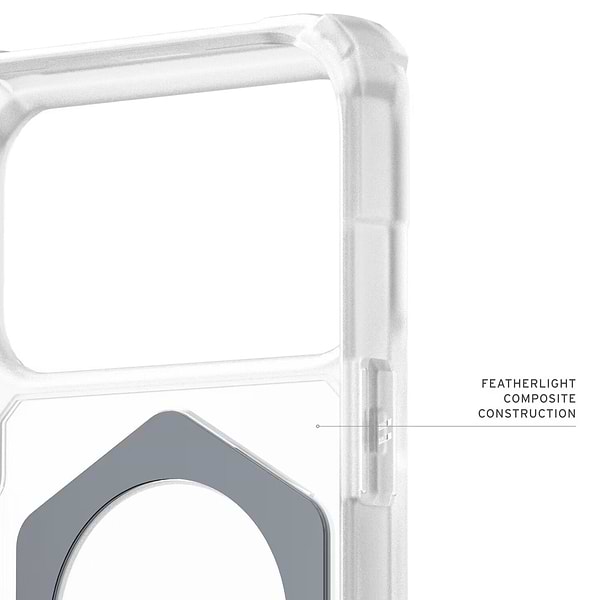 Фото - Чохол для смартфону UAG for iPhone 17 Pro Max, Plasma XTE MagSafe, Clear/Titanium (114528114G36)