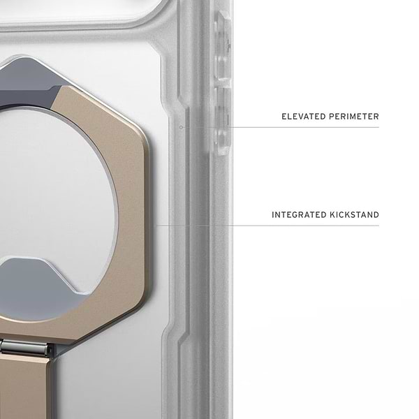 Фото - Чохол для смартфону UAG for iPhone 17 Pro Max, Plasma XTE MagSafe, Clear/Titanium (114528114G36)