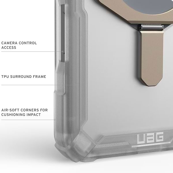 Фото - Чохол для смартфону UAG for iPhone 17 Pro Max, Plasma XTE MagSafe, Clear/Titanium (114528114G36)
