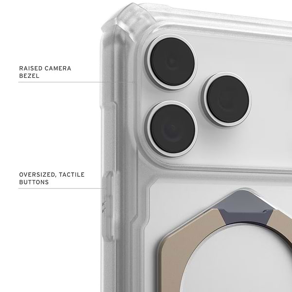 Фото - Чохол для смартфону UAG for iPhone 17 Pro Max, Plasma XTE MagSafe, Clear/Titanium (114528114G36)