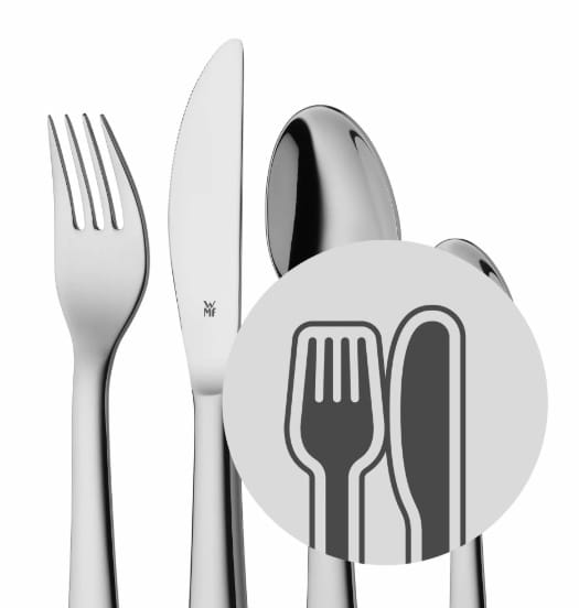 Фото - Набір столових приборів WMF 1286076040 MINIONS 4 пр
