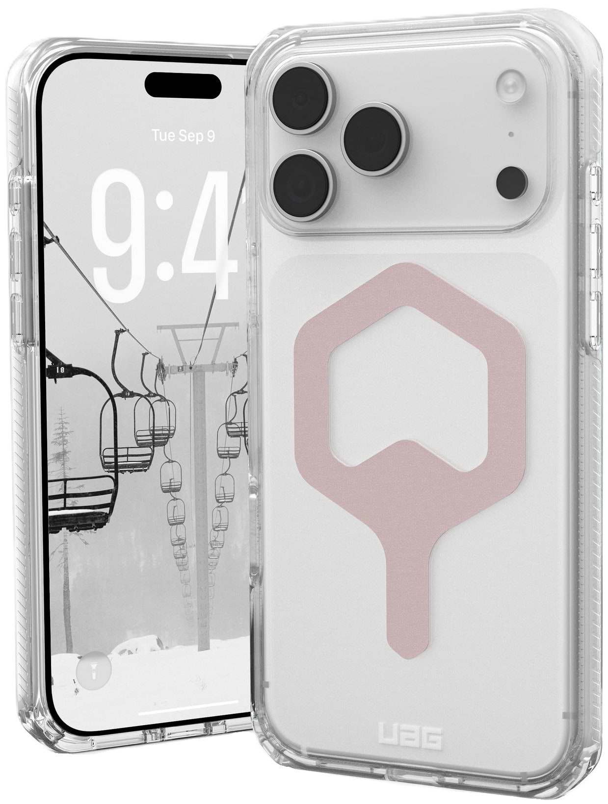 Купити Чохол для смартфону UAG for iPhone 17 Pro Max Plyo MagSafe Ice/Rose Gold (114530114348) - Фото 1 Чохол для смартфону UAG for iPhone 17 Pro Max Plyo MagSafe Ice/Rose Gold (114530114348) - Фото 1
