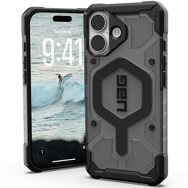 Фото - Чохол для смартфону UAG for iPhone 17, Pathfinder Clear MagSafe, Ash/Black (114553113140)