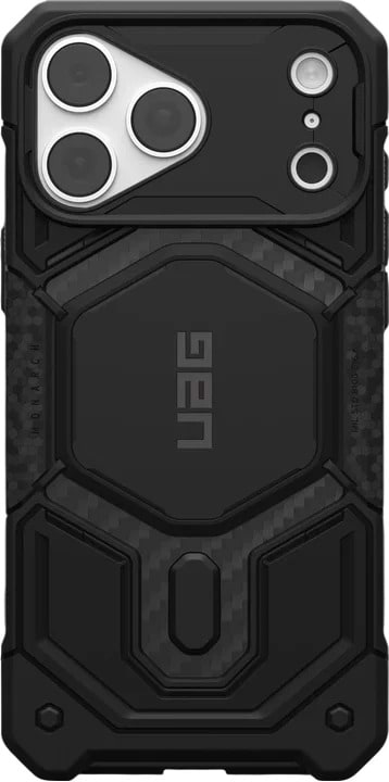 Чохол для смартфона UAG for iPhone 18 Pro Max, Monarch Pro Magsafe, Carbon Fiber (114568114242)