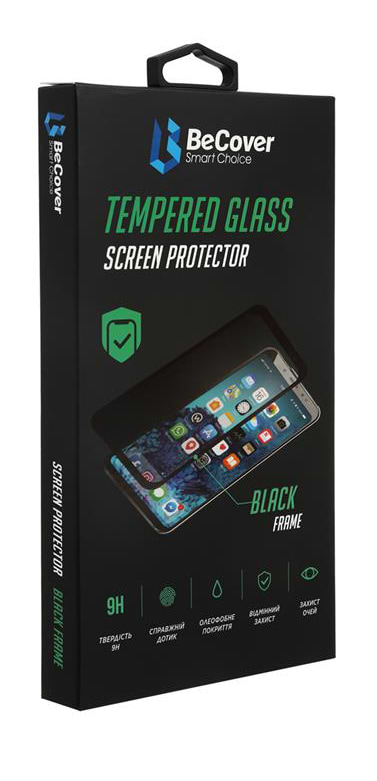 Фото - Захисне скло для смартфону BeCover for Realme GT Black (707243)