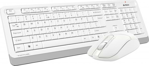 Фото - Клавіатура + миша бездротова A4tech FG1012 White USB