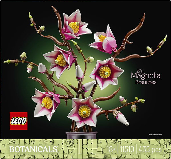 Фото - Конструктор LEGO Botanicals Гілки магнолії (11510)