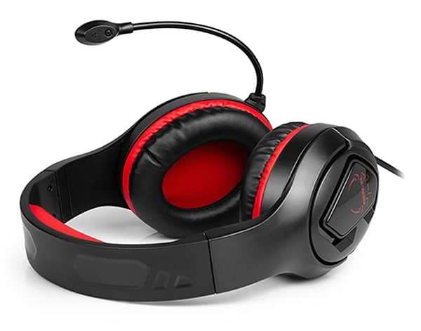 Фото - Гарнітура дротова ігрова REAL-EL GDX-7590 Black/Red