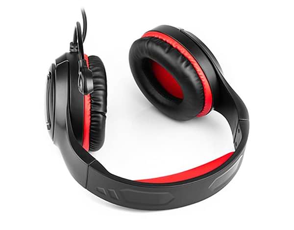 Фото - Гарнітура дротова ігрова REAL-EL GDX-7590 Black/Red