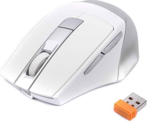 Миша бездротова A4tech Fstyler FB35C Icy White USB - Фото 1
