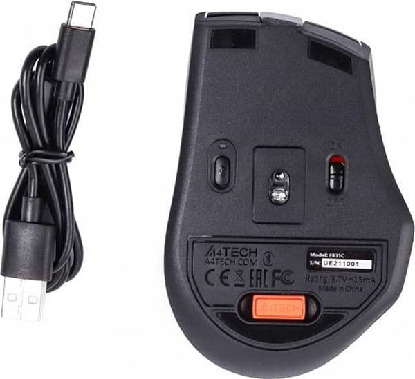 Фото - Мышь беспроводная A4tech Fstyler FB35C Smoky Grey USB