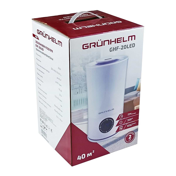 Фото - Увлажнитель воздуха Grunhelm GHF-20LED