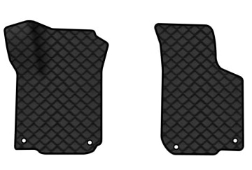 Килимки з екошкіри в салон авто передні EVAtech для Octavia A4 Tour Skoda 1996-2010 1 покоління Liftback EU (SK11552AE2TL4BBB)