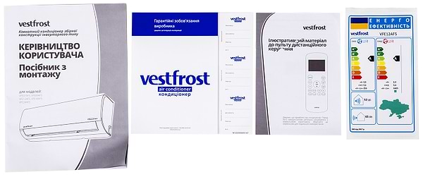 Фото - Кондиціонер спліт Vestfrost VFE12AF5 inverter (Wi-Fi опція)