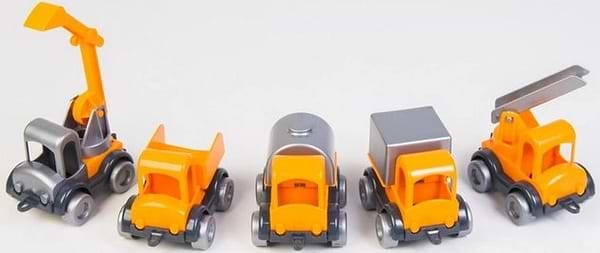 Фото - Базовий ігровий транспорт для малюка Tigres Маленький Будівельник "Kid Cars" 5 шт. (39371)