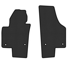 Фото - Килимки ворсові в салон авто EVAtech Premium для Volkswagen Beetle 2011-2019 2 покоління Cabrio EU чорний кант (VW11636AL2AV4VPB)