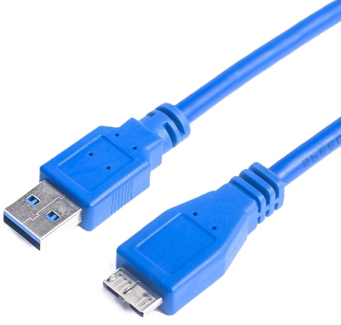 Кабель синхронізації даних ProLogix USB 3.0 AM/MicroBM, синій 0.5 м (P-USB-P-12-30-05m)