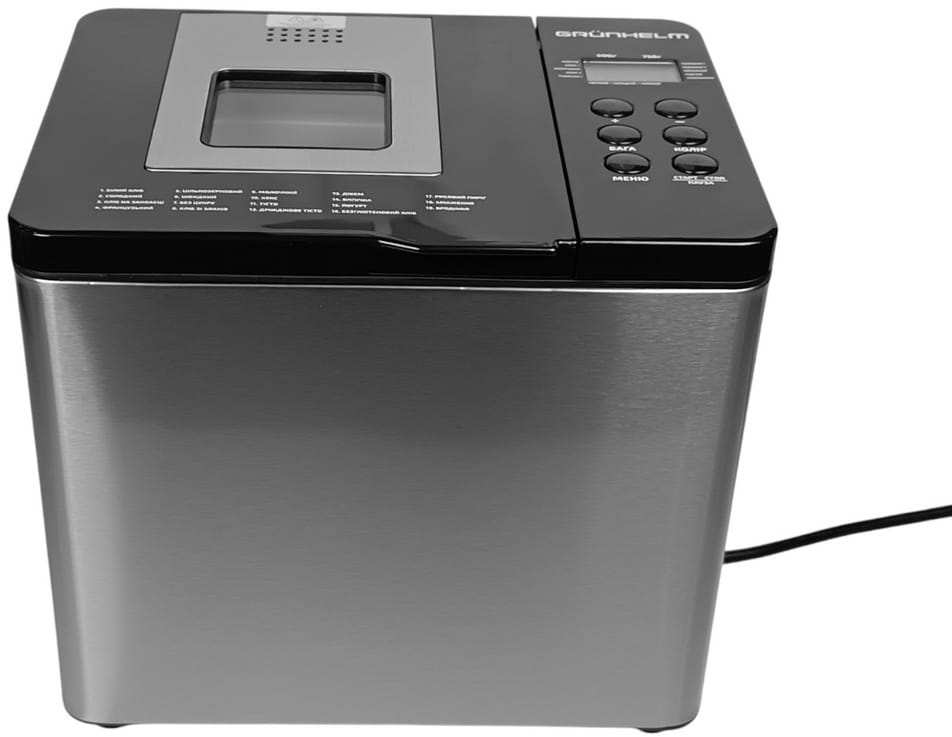 Хлібопічка Grunhelm GBM750 - Фото 1