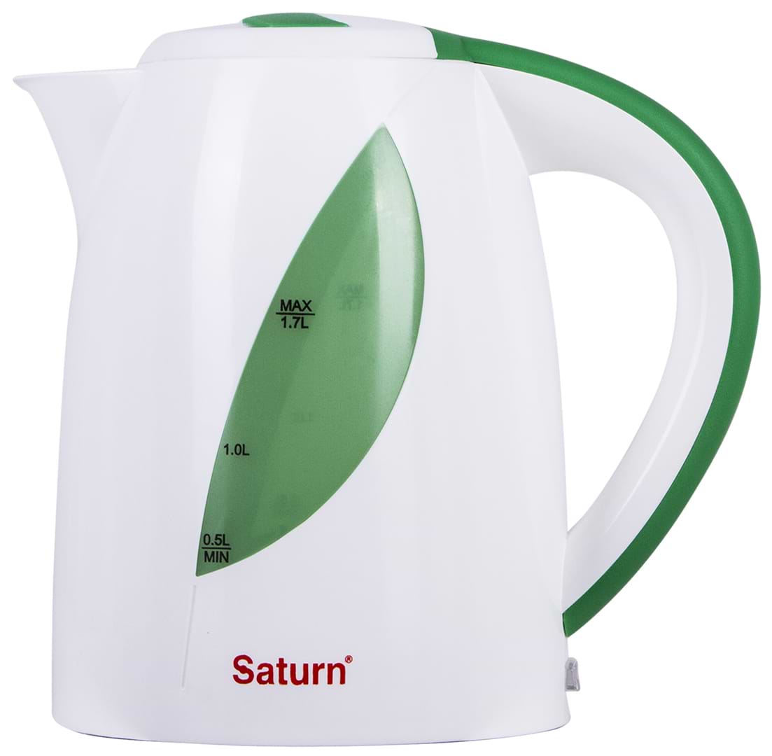 Електричний чайник Saturn ST-EK8437 White/Lt. Green
