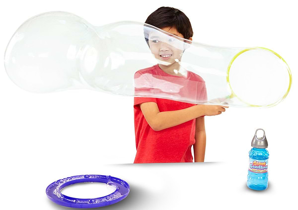 Фото - Мильні бульбашки GazilLion Набір Гігант кільце d20см р-р 237 мл (GZ35375)