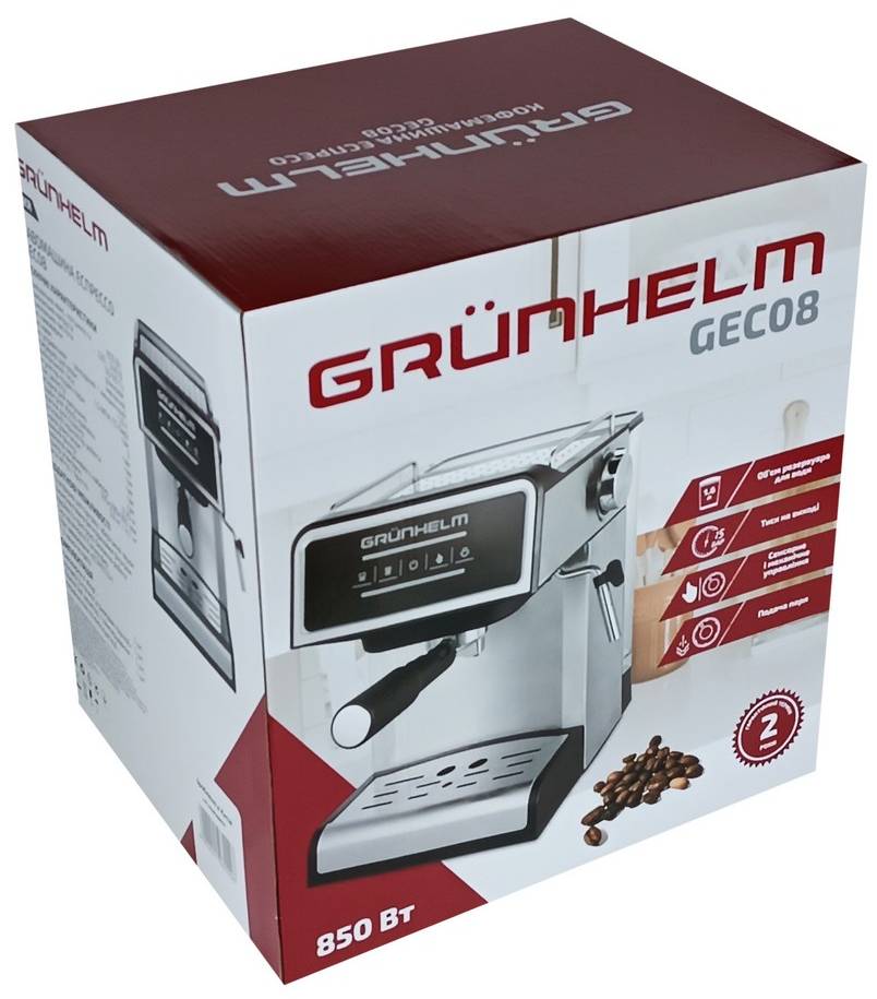 Фото - Кофеварка рожковая Grunhelm GEC08