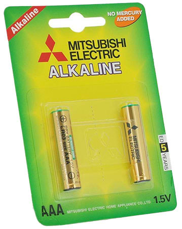 Фото - Батарейка тип AAA Mitsubishi Electric MS/LR03/2BP