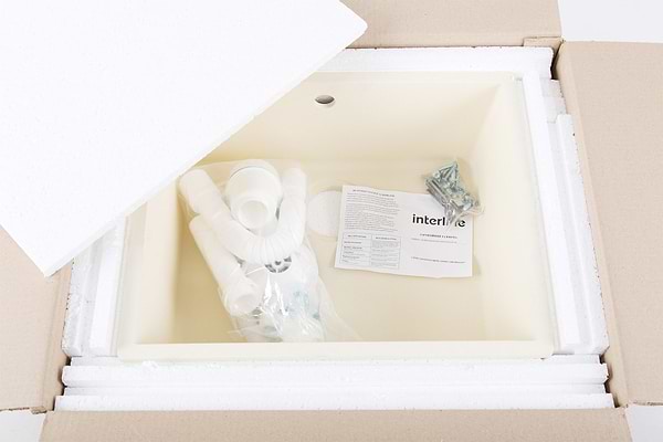 Фото - Мийка кухонна Interline Under 600 Old White