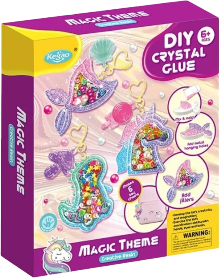 Набір для виготовлення прикрас KeGao Епоксидна смола DIY Crystal Clue Магічні звірята (708B) - Фото 1
