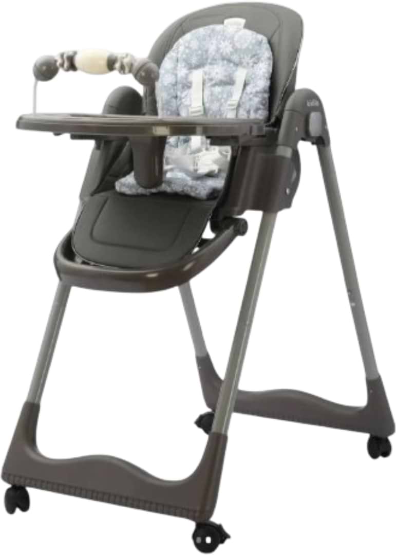 Стульчик для кормления трансформер Kidilo KD805 с игрушкой Grey - Фото 1